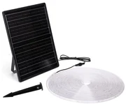 Bandă LED solară dimabilă Aigostar LED/20W/3,2V 20 m 6500K IP65 + telecomandă