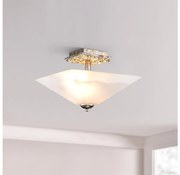 Flambeau STAR-F-S-DS - Plafonieră STAR 2xE27/40W/230V aurie