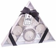 Set de lumânări și sfeșnic de ceai 8 buc. cu model de Crăciun – Casa Selección