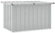 vidaXL Ladă de depozitare pentru grădină, gri, 109x67x65 cm