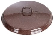 Capac emailat Orion BROWN Lem, 33 cm, diam. 33 cm