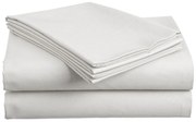 Cearsaf din bumbac LUX alb 220x240 cm