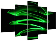 Tablou - valuri neon (150x105 cm)