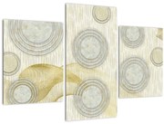 Tablou - Abstract, cercuri de marmură (90x60 cm)