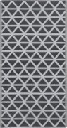 vidaXL Covor de exterior, ARAKIL negru, 80x150 cm, PP