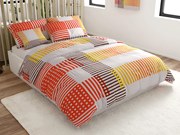 Lenjerie de pat din microsaten MIRVOLLI, alb-rosu Dimensiune lenjerie de pat: 70 x 90 cm | 140 x 200 cm