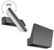 Telefunken - Aplică de perete pentru exterior LED/10W/230V IP44 negru