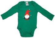 Body pentru copii cu maneca lunga CHRISTMAS BOYS verde - diferite marimi Marime: 86 - 92