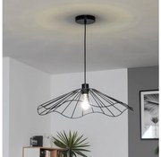 Brilagi - Lustră LED suspendată pe cablu CERIA WIRE 1xE27/40W/230V Ø 60 cm negru