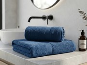 Prosop CLARYSSE ELEGANCE 60x110 cm albastru inchis, 100% bumbac