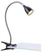 Lampă de masă LED cu clemă Markslöjd 106092 TULIP LED/3W/230V neagră