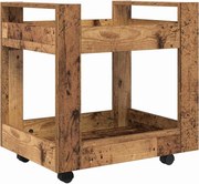 vidaXL Cărucior Birou Lemn Vechi 60 x 45 x 60 cm Lemn compozit