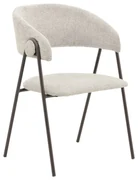 Scaun Butarie/Dining Michella Textil Gri Deschis