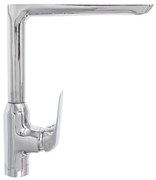 Baterie bucatarie lebada pipa dreapta mobila crom lucios TRENDY S