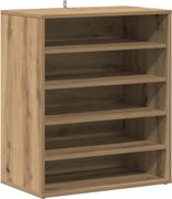 vidaXL Pantofar, stejar artizanal, 60x35x70 cm lemn prelucrat