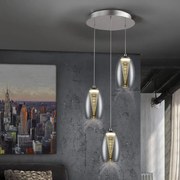 Lustra LED design modern cu 5 pendule Nebula SV-584438
