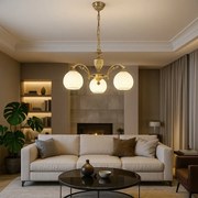 Candelabru din alama cu 3 brate design italian 8600