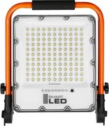 Proiector LED reîncărcabil cu stativ LED/50W/3,2V 4500K 5000 mAh IP65 portocaliu