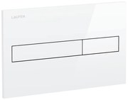 Clapeta de actionare rezervor dubla, alb lucios, Laufen LIS Alb lucios