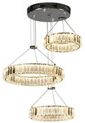 Lustra cu 3 pendule LED design elegant Tier