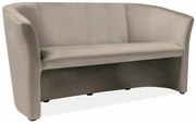 Canapea TM-3 velvet bej închis/wenge Blu40