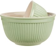 IB Laursen Set 3 boluri ceramice verzi MYNTE WASABI