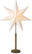 Markslöjd 706214 - Decorațiune de Crăciun SPERANZA, 1xE14/6W/230V, Ø 45 cm, pin/crem.