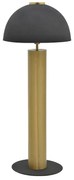 Lampa De Podea Zyppo Metal Negru-Auriu 46x114 cm