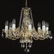 Candelabru cristal Bohemia 8 brate, diam. 55cm Adela VIII CE