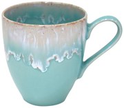 Cană din gresie ceramică Casafina Taormina, 400 ml, turcoaz