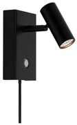 Nordlux - Spot LED de perete OMARI LED/3,2W/230V negru, dimabil