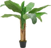 vidaXL Bananier artificial 9 frunze 120 cm verde