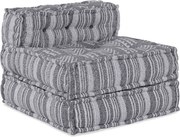 vidaXL Sofa modular patchwork Imprimare Gri 70 x 70 x 56 cm țesătură