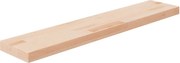 vidaXL Poliță, 100x20x4 cm, lemn masiv de stejar netratat