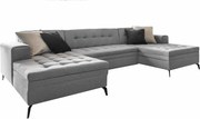Colțar lemn masiv Formă U Extensibil Verti 350x170cm Personalizabil