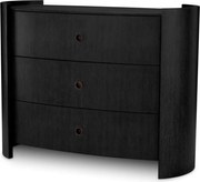 Comoda LUX Furnir Stejar Gri Carbune, Splendora