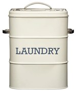 Cutie metalică pentru detergent pudră Kitchen Craft Living Nostalgia, crem