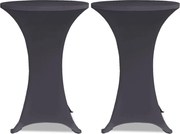 vidaXL Husă elastică pentru masă, 2 buc., antracit, 70 cm