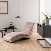 Sezlong living roz prafuit/negru Relax