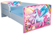 Pat Imprimat Little Poney Cu Saltea Inclusa 160x80 Fara Sertar Ptv1904