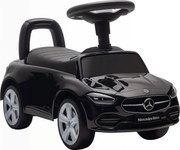 AIYAPLAY Mașinuță Electrică pentru Copii Licență Mercedes Benz cu Claxon și Spațiu Portaoggetti, 65x28x39 cm, Negru | Aosom Romania