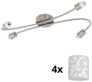 Spot LED Eglo MY CHOICE 4xE14/4W/230V crom/alb