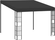 vidaXL Pavilion de perete, antracit, 3 x 3 m, material textil