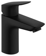 Baterie lavoar monocomanda negru mat Hansgrohe Logis 100