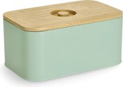 Cutie de paine cu capac din bambus, 30 x 18 x 13 cm