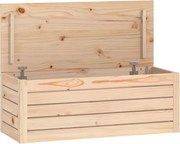 vidaXL Cutie de depozitare, 89x36,5x33 cm, lemn masiv de pin