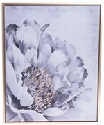 Tablou pe pânză în ramă Pivoňka - tipar auriu, 40x 2,5 x 50 cm
