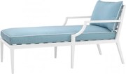 Sezlong pentru interior si exterior Bella Vista, alb 113221 HZ