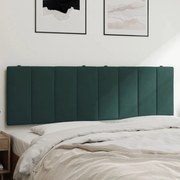 vidaXL Pernă tăblie de pat, verde, 160 cm, catifea
