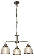 Lustra suspendata design clasic Bistro II 3L alama antique 1683-3AB SRT